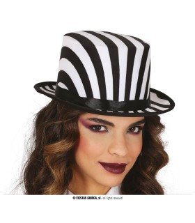 CHISTERA RAYAS BLANCAS Y NEGRAS